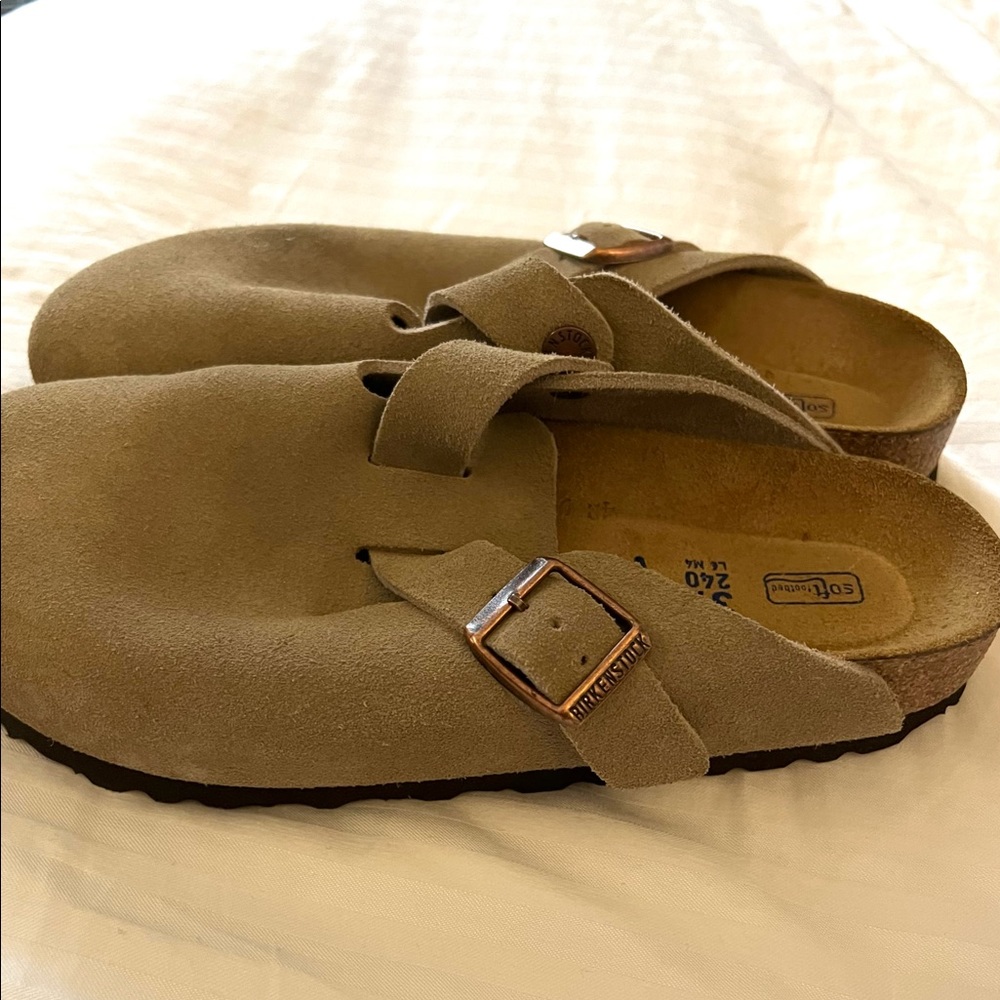 Boston Birkenstocks (Suede Leather)